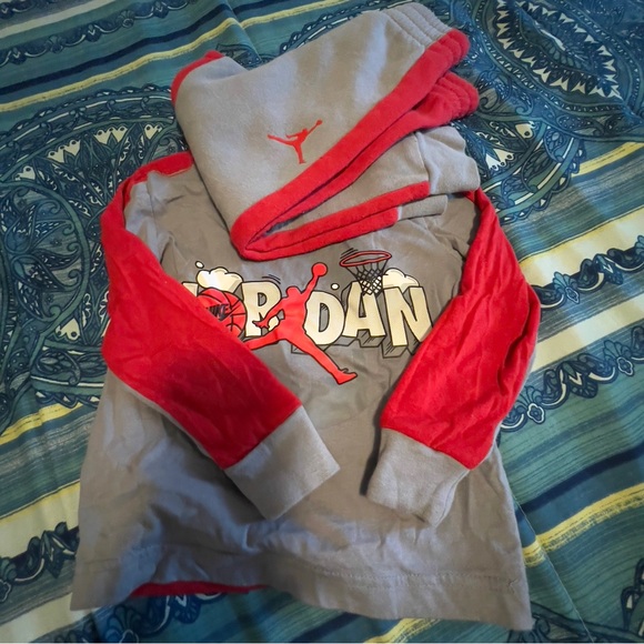 Jordan Other - Jordan Kids Set - Gray and Red